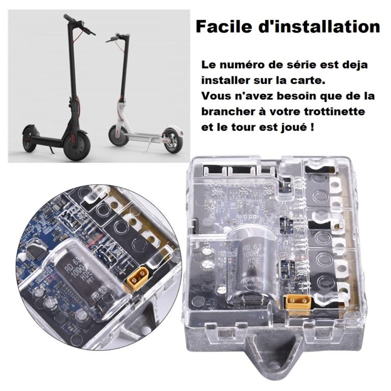 Contrôleur De Carte Mère Pour Trottinette Électrique Xiaomi M365 Et 1S – Pièce De Remplacement Durable Et Fiable