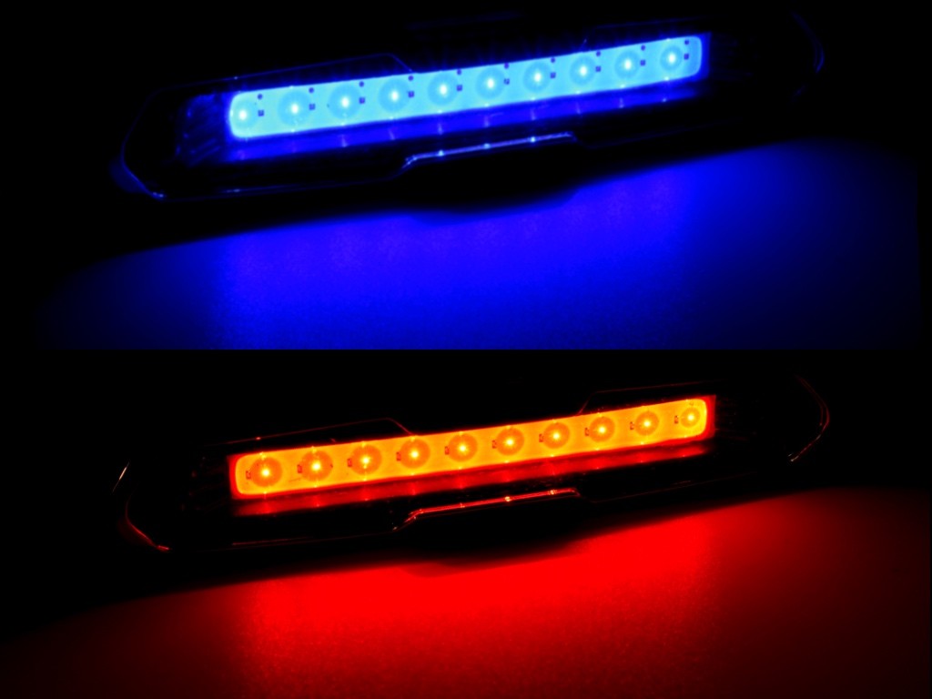 Lumière rouge/bleue à LED pour trottinette Xiaomi