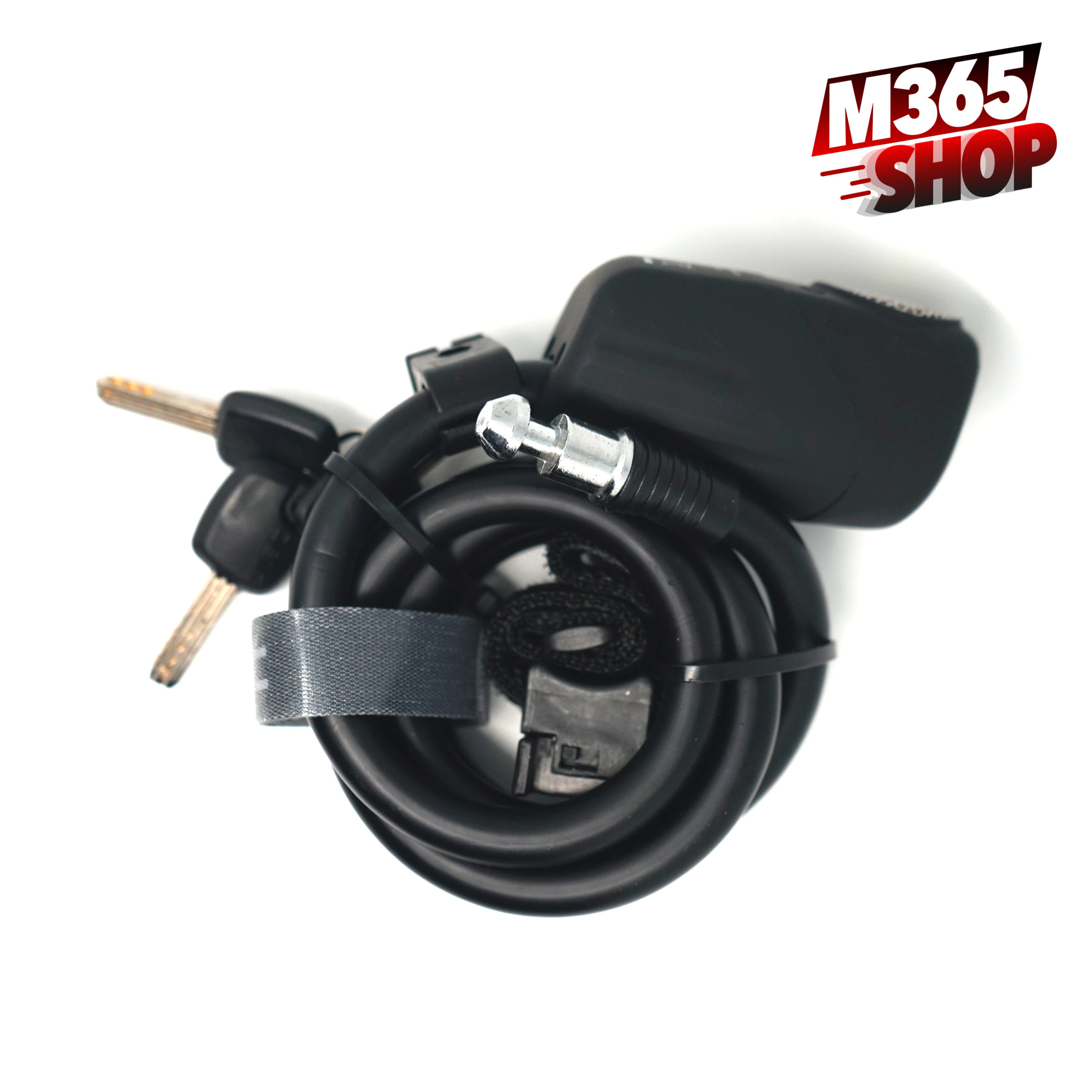 Antivol velo moto trotinette electrique cable en acier avec cles