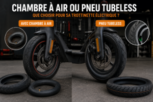 Chambre à air ou pneu tubeless : que choisir pour sa trottinette électrique ?