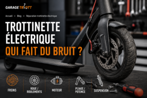 Trottinette électrique qui fait du bruit : que vérifier ?