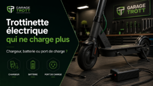 Trottinette électrique qui ne charge plus : chargeur, batterie ou port de charge ?